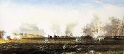 Xanthus Russell Smith Attack on Fort Fisher,North Carolina oil painting